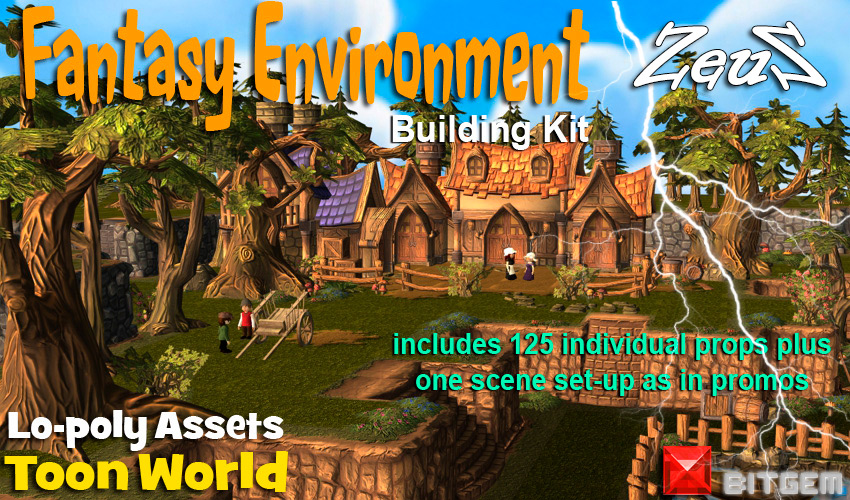iClone Props Pack Fantasy Environment Building Kit 1747421376