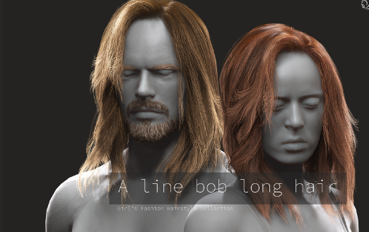 A line bob long hair 1747857180