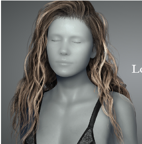 Long Curly Side Part Hair 1747857481
