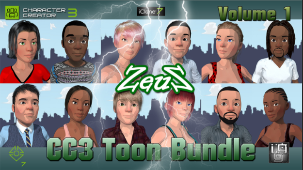 IC7 Characters CC3 Toon Bundle 1748444314