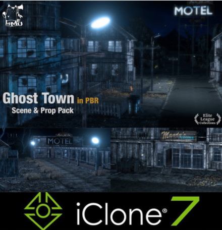 iClone Ghost Town in PBR 1748444506