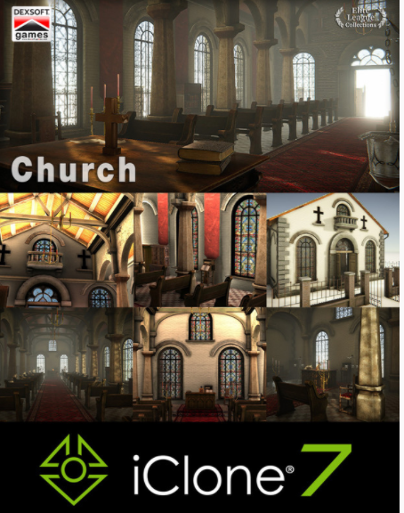 iClone Pack Church 1748444626