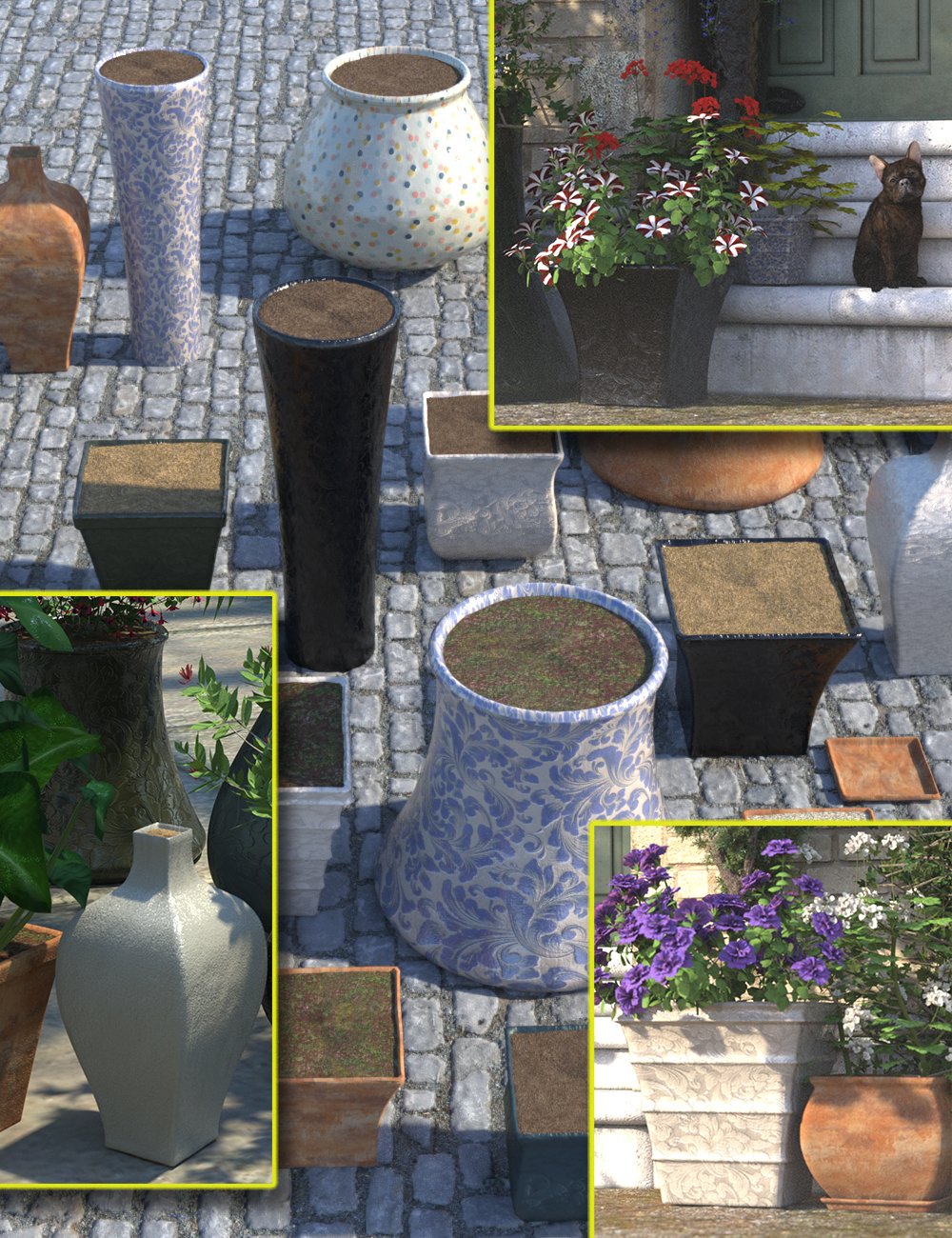 Plant Pots Vol 2 – Square and Unusual 18 plantpotsvol2squareandunusual00maindaz3d 1750920387