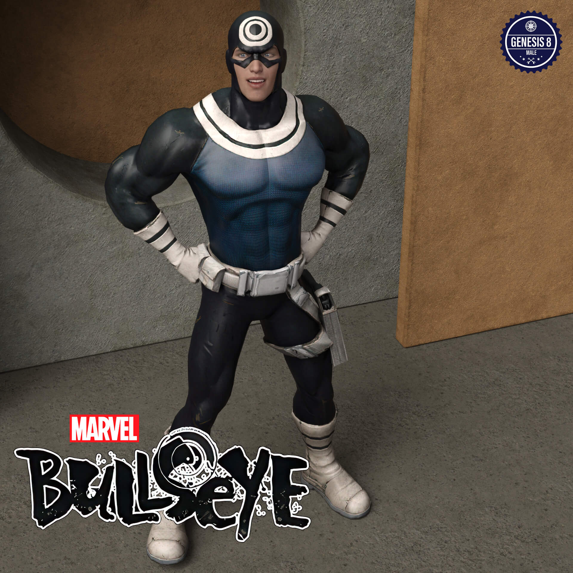 lyko3d ultimate comic bullseye outfit for g8m 01 1751055100