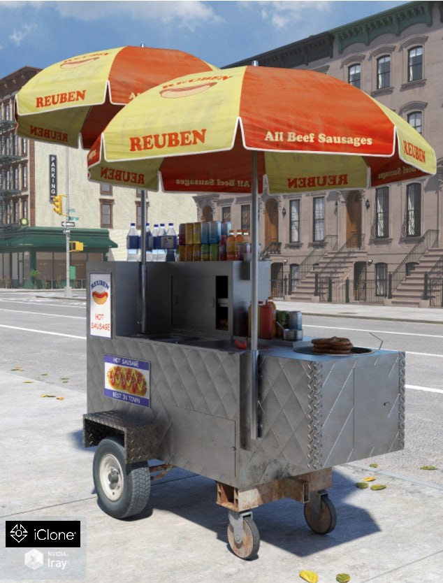 New York Hotdog Cart 1751226040