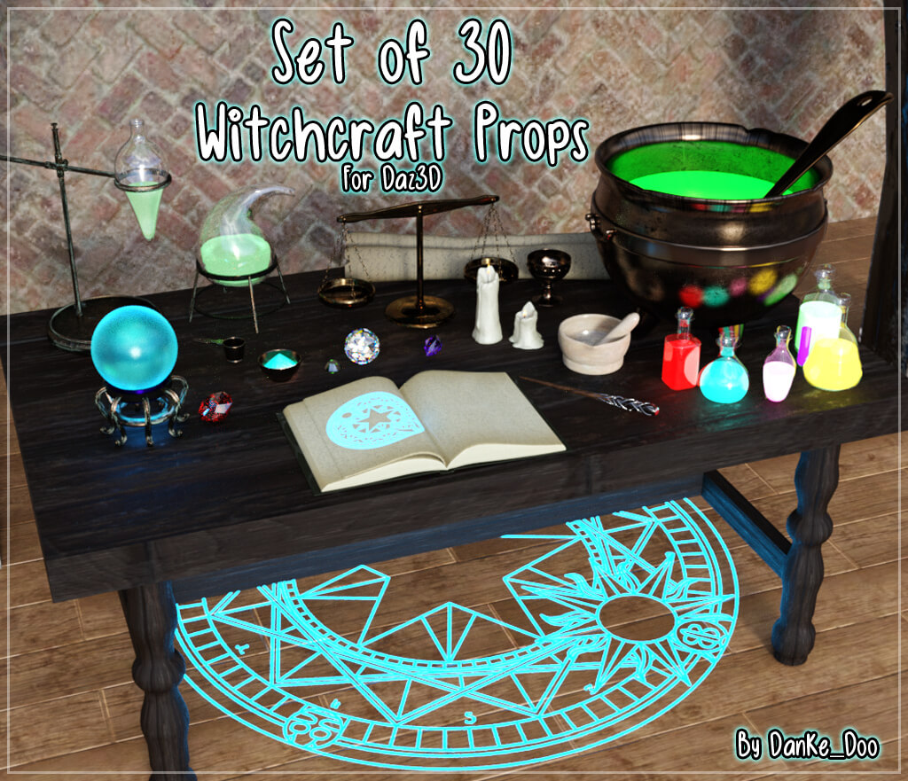 set of 30 witchcraft props 01 1751263159