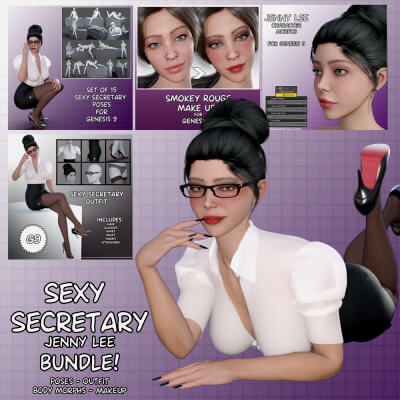 sexy secretary jenny lee bundle for genesis 9 1751321996