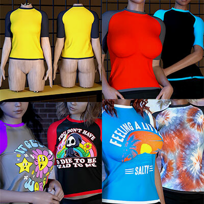 3dloki s dforce short sleeve raglan for g8f g9 bundle 1751455970