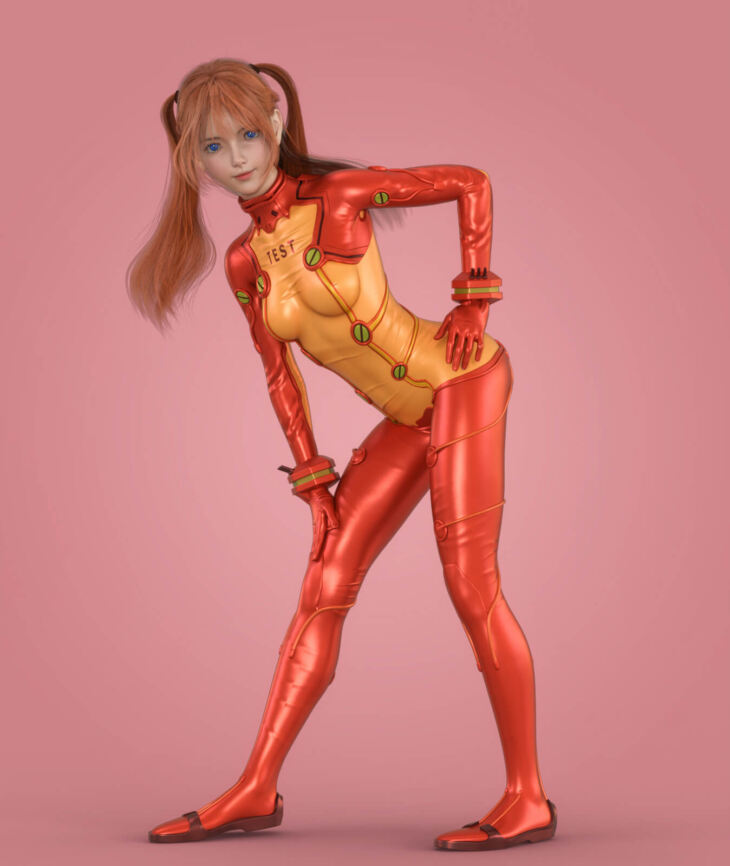 Asuka Sci Fi Anime Bodysuit for G8F 1751474319