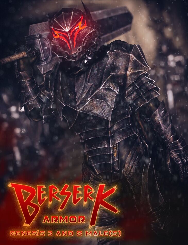 Berserk Armor For Genesis 3 and 8 Males 1751472083