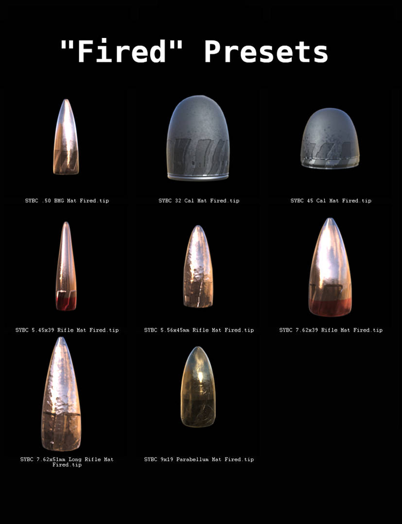 bullets and muzzle flare iray update by sickleyield dk25u38 414w