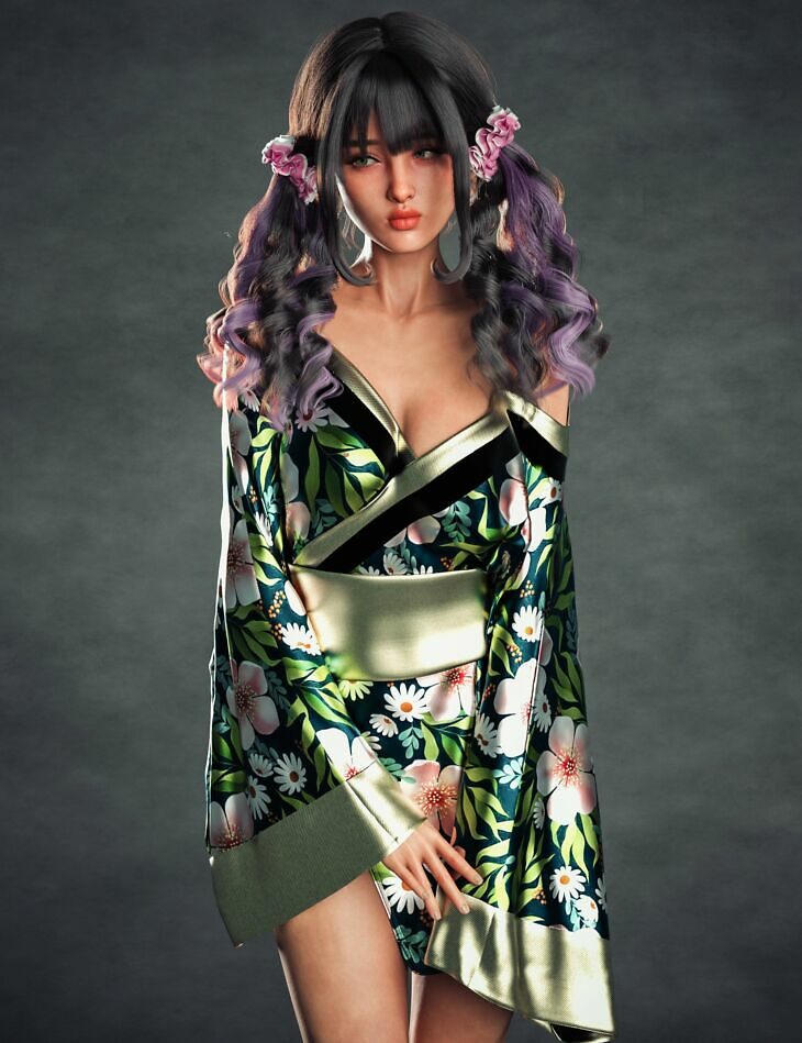 AH dForce Hot Kimono Outfit For Genesis 9 1751865716