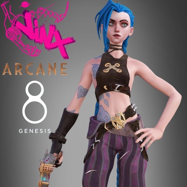 League of Legends Jinx Arcane version For G8 81F 1751900131
