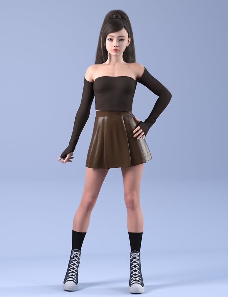 dForce HnC24 Off Shoulder Outfits for Genesis 9 1751863287