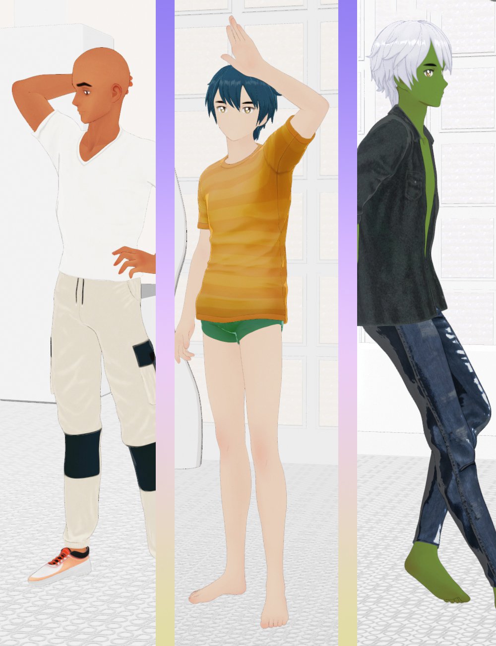 Atta Anime Male Poses For Genesis 9 Anime Masculine [Request]