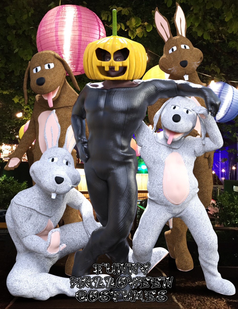 Funny Halloween Costume for Genesis 8 Male 1752341481