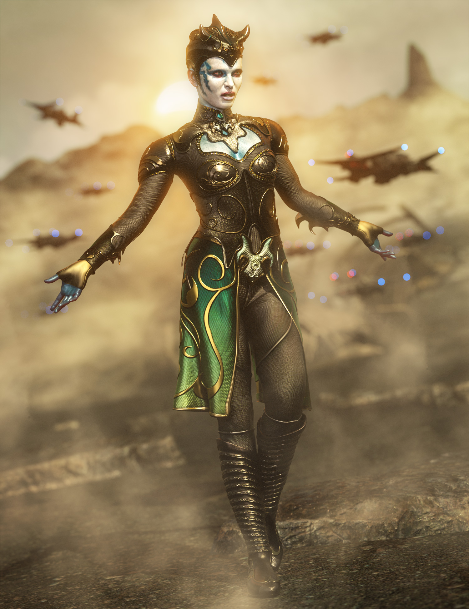 daz3d Alien Sentinel Outfit for G8 F Main 1752294696