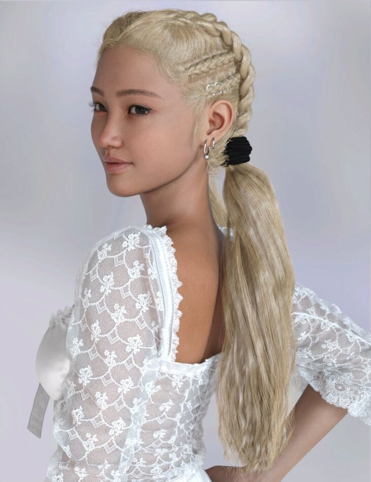 MRL Dutch Braided Ponytails with Bonus Presets for Genesis 9 1752422436