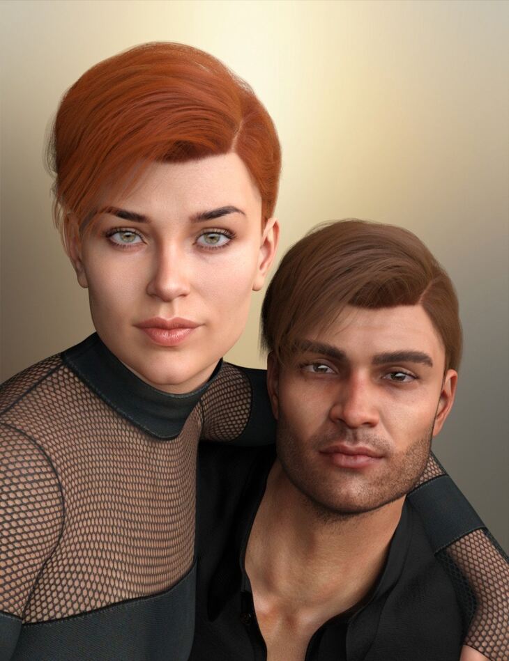 dForce Low Bang Hair for Genesis 8 1753113814