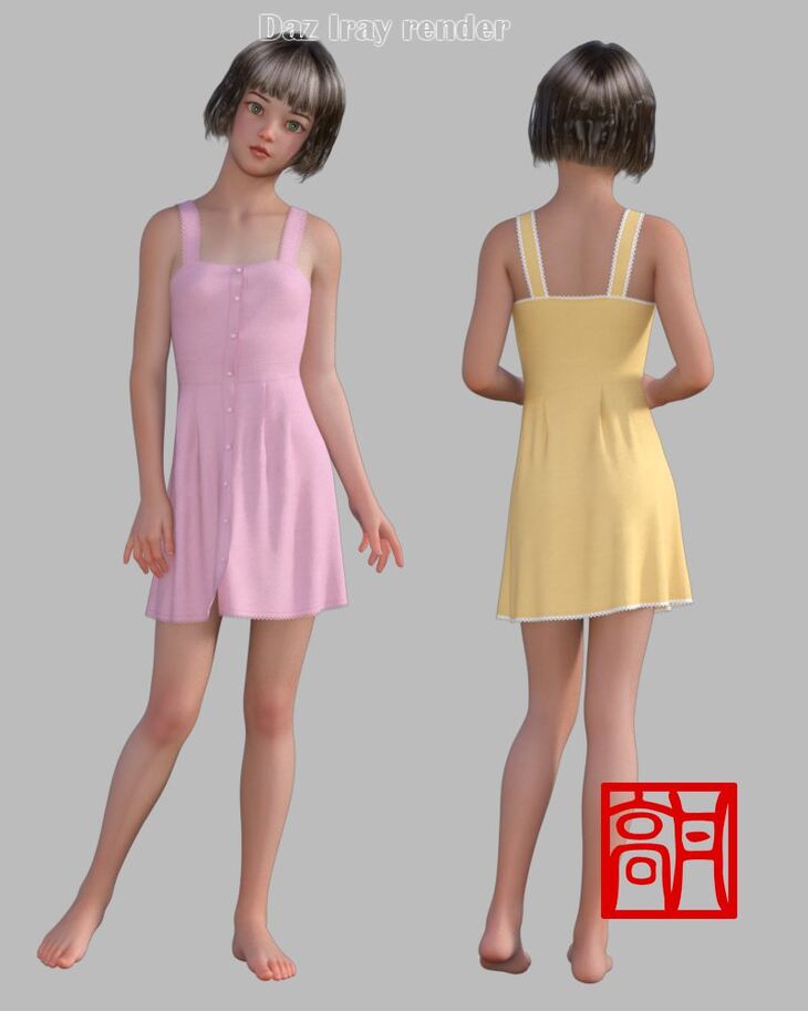 dForce Summer Dress 1 for Genesis 8 Female 1753107338