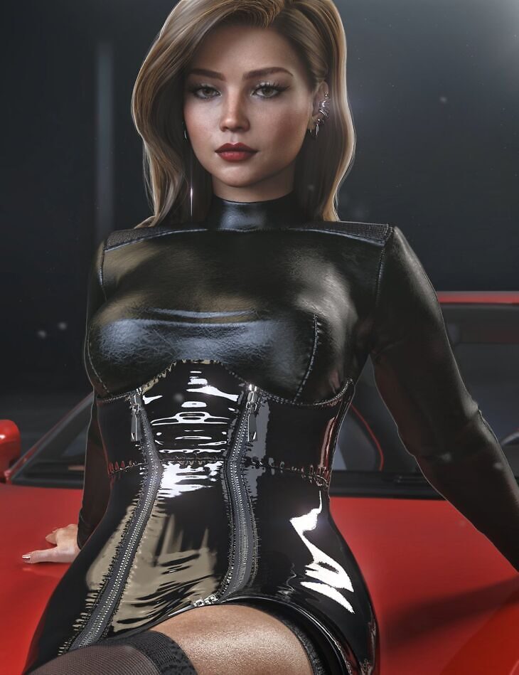 AJC Chic Couture Outfit For Genesis 9 Repost