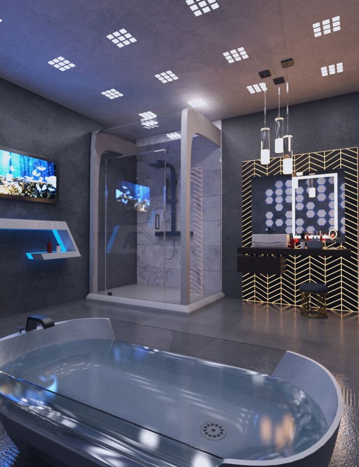 Futuristic Bathroom 1753201686