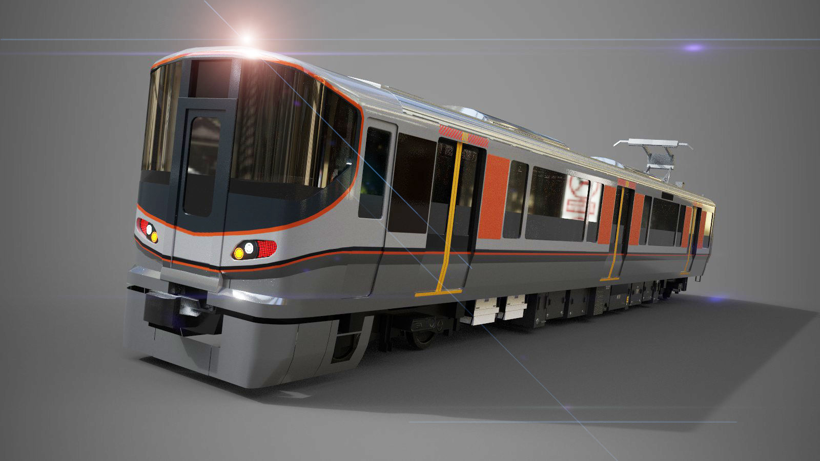 jr 323 japan commuter train 3d model full set 3d model low poly max obj fbx stl 1753414403