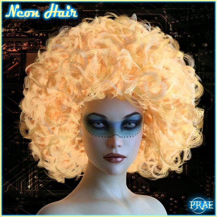 Prae Neon Hair G3 G8 Daz 1753805697