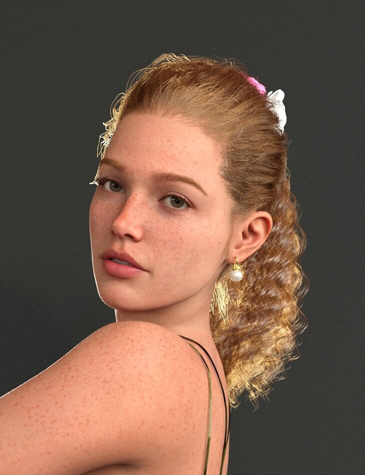 dForce Koralyn FrizzPonytail Set for Genesis 9 1753796675