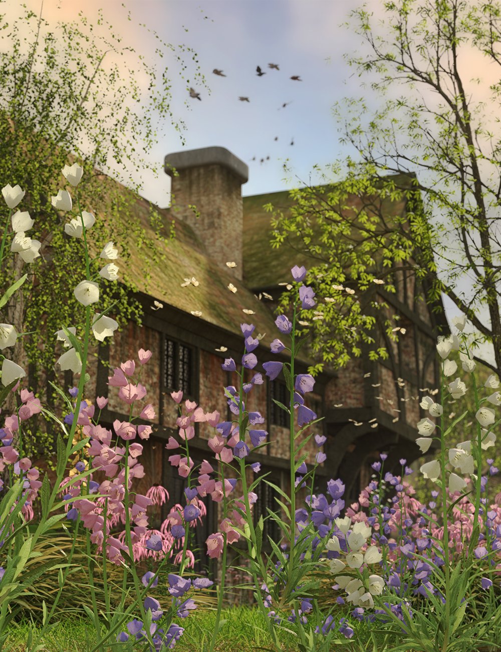 gardenflowerscanterburybellsfordazstudio00maindaz3d 1753783848
