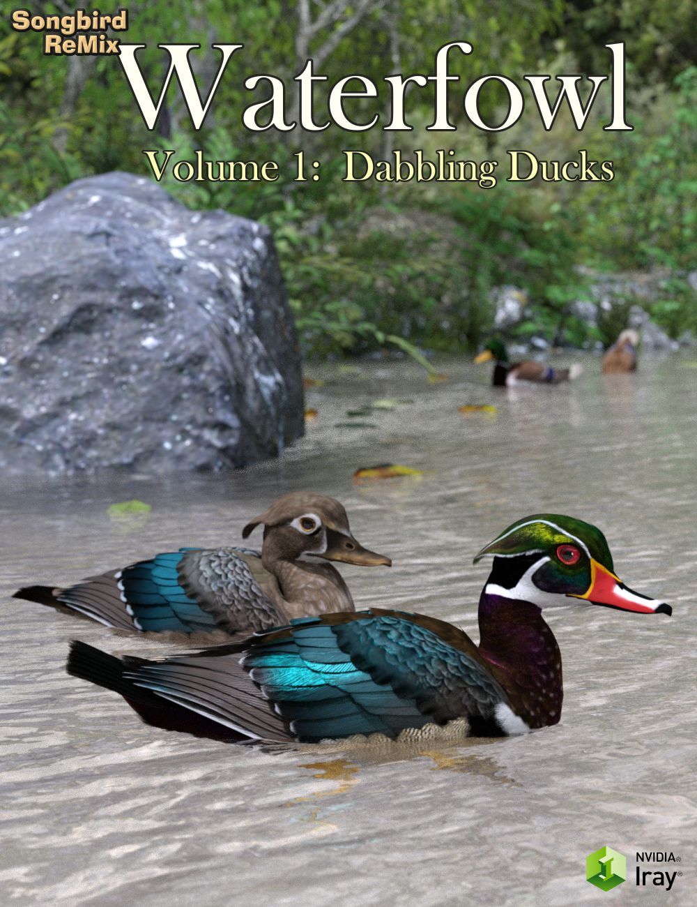 Songbird ReMix Waterfowl Vol 1 - Dabbling Ducks 2025 - Free Daz 3D Models