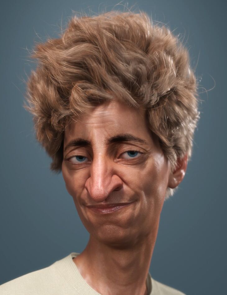 SP Hair 011 for Genesis 3 and 8 Males 1754220725