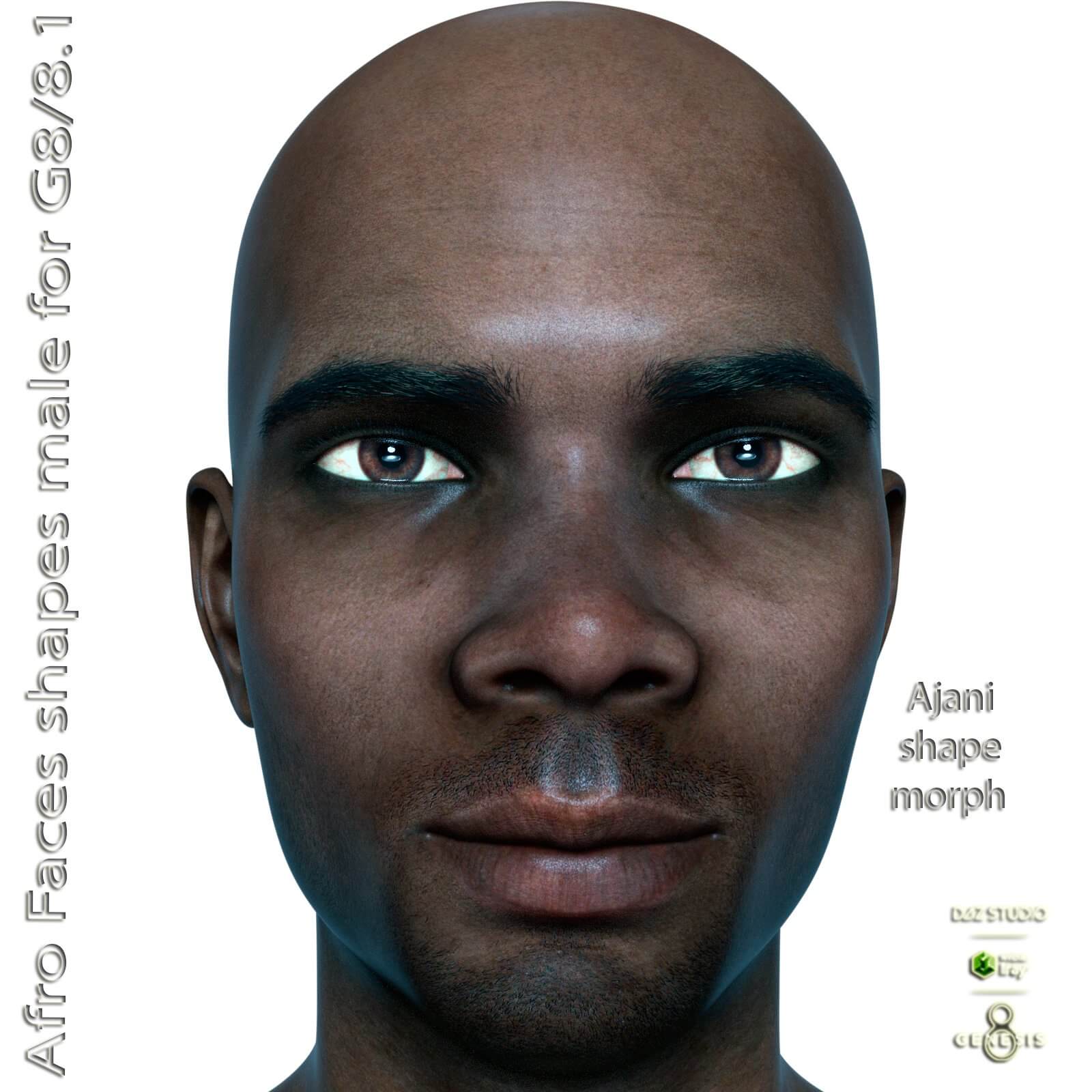 afro faces shapes morphs for g8m g8 1m 01 1754322184