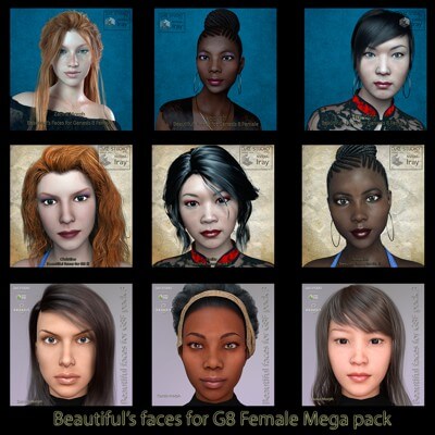 beautifuls faces for g8 female mega pack 1754322463