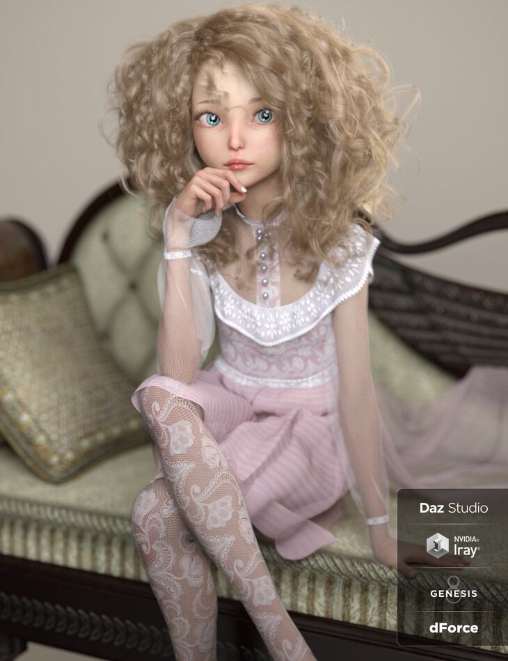 Emmy Lou and Her Dress for Genesis 8 Female 1754552850