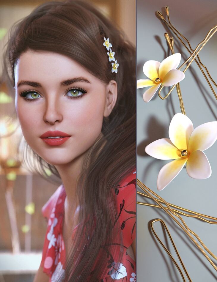 Jasmine for Genesis 8 and Jasmine Bobby Pin 1754553767
