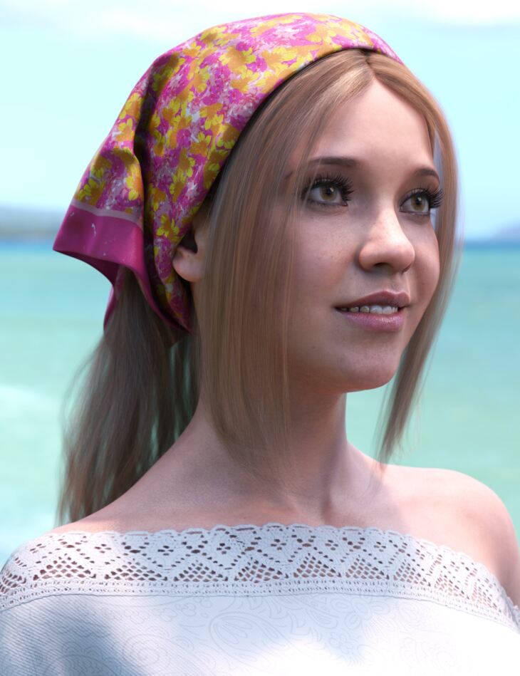 Summer Scarf Hair for Genesis 8 Female Repost 1 Summer Scarf Hair for Genesis 8 Female Repost