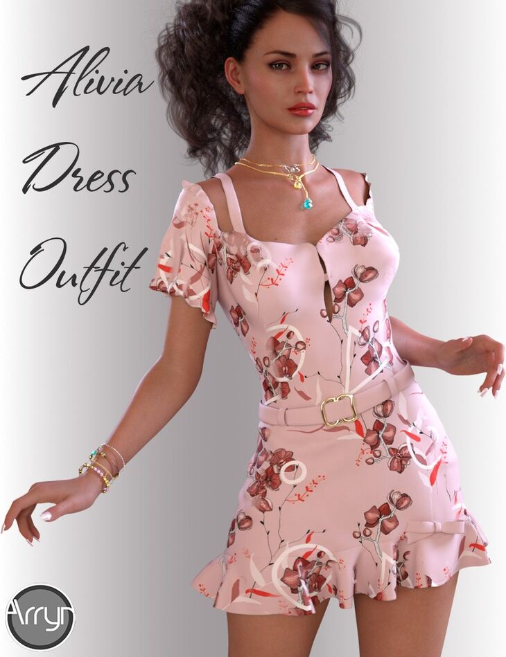 dForce Alivia Candy Dress for Genesis 8 Females 1754550575