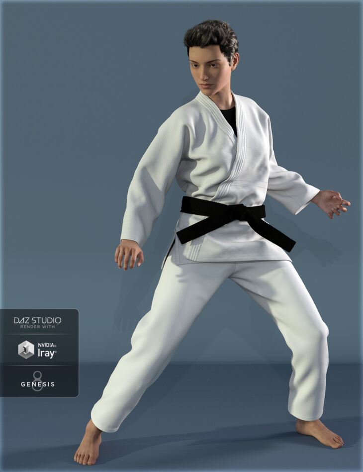 dForce HnC Judo Suit for Genesis 8 Females 1754573489