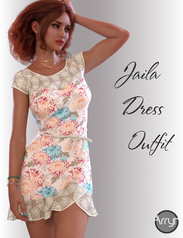 dForce Jaila Candy Dress for Genesis 8 Females 1754552161