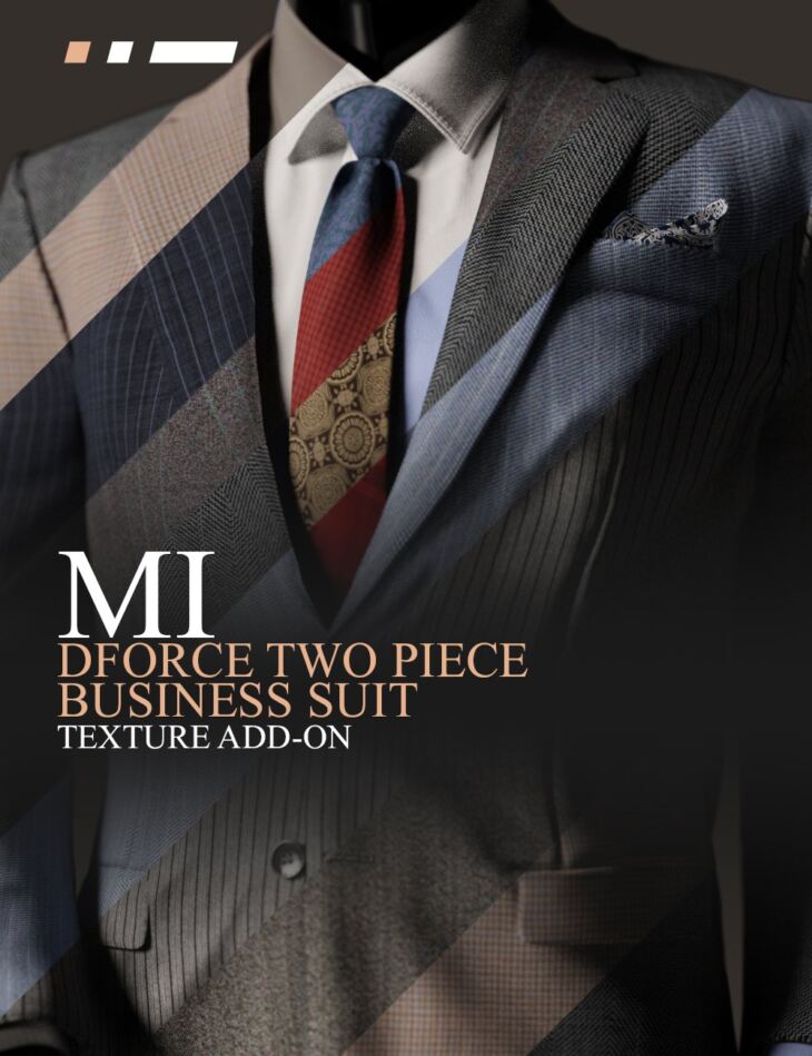dForce MI Two Piece Business Suit Texture Add On 1754560764