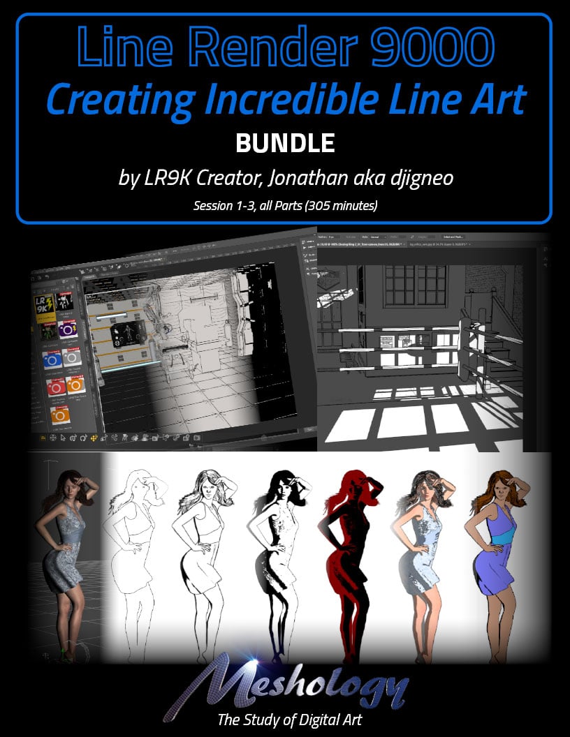 creating incredible line art with line render 9000 bundle 00 main daz3d 1754884270