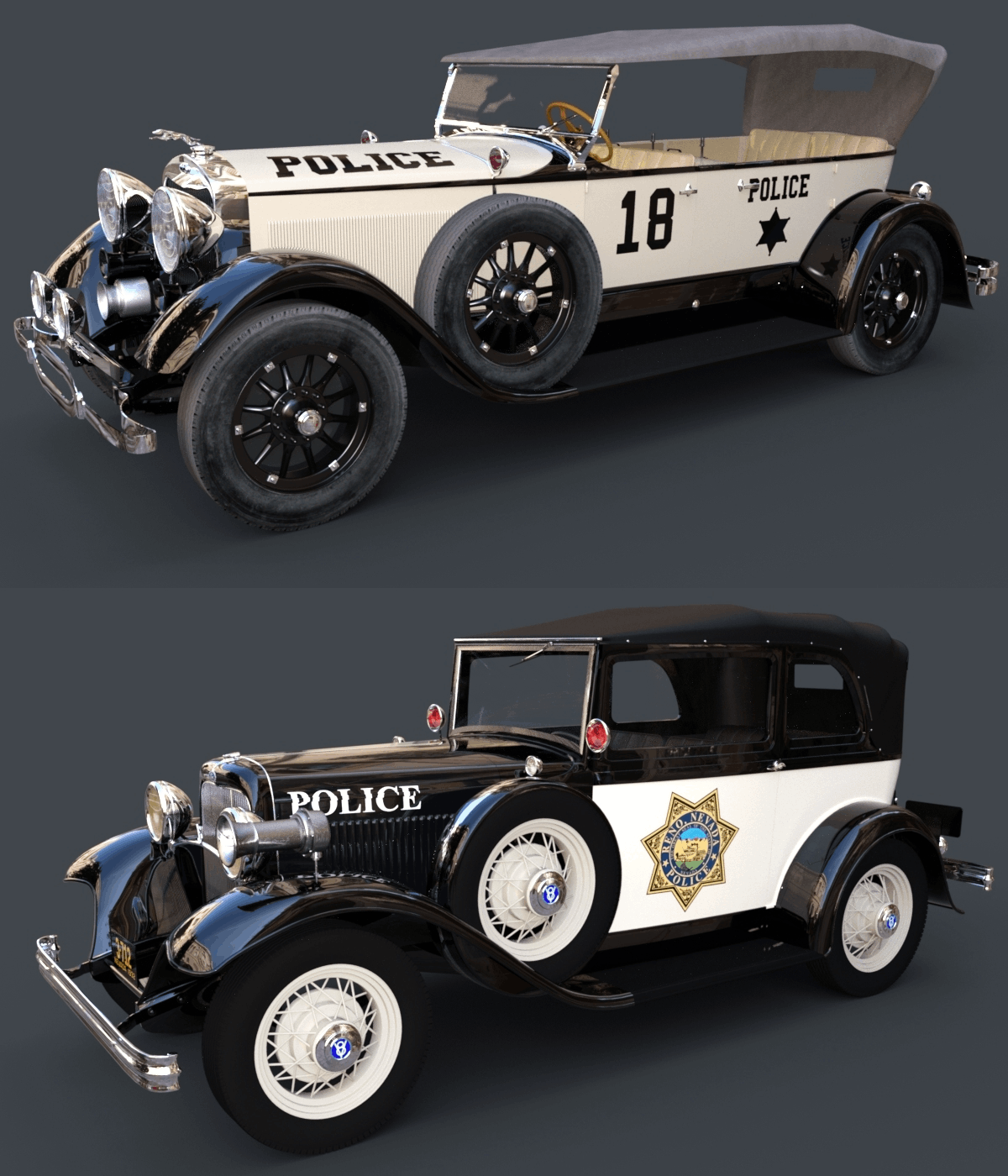 PROHIBITION POLICE CAR BUNDLE for DAZ 1755200363