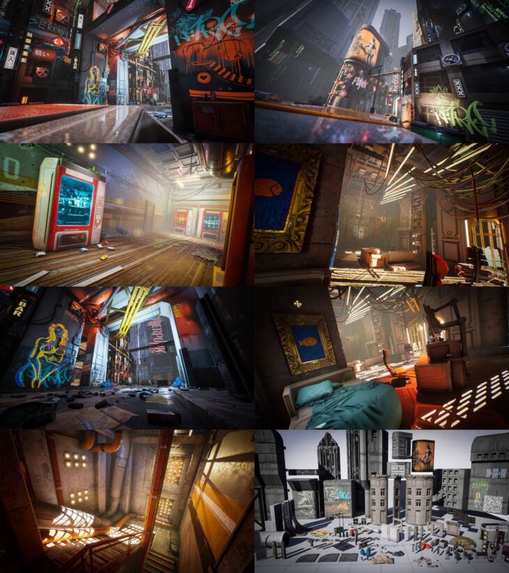 Cyberpunk MEGApack Environment Bundle (Unreal) [REPOST 3.0]