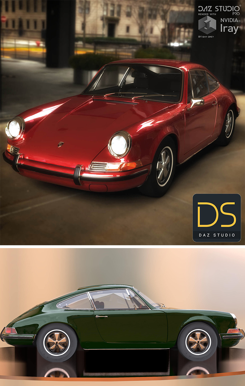 porsche 911 1969 for daz studio 41 1755536736