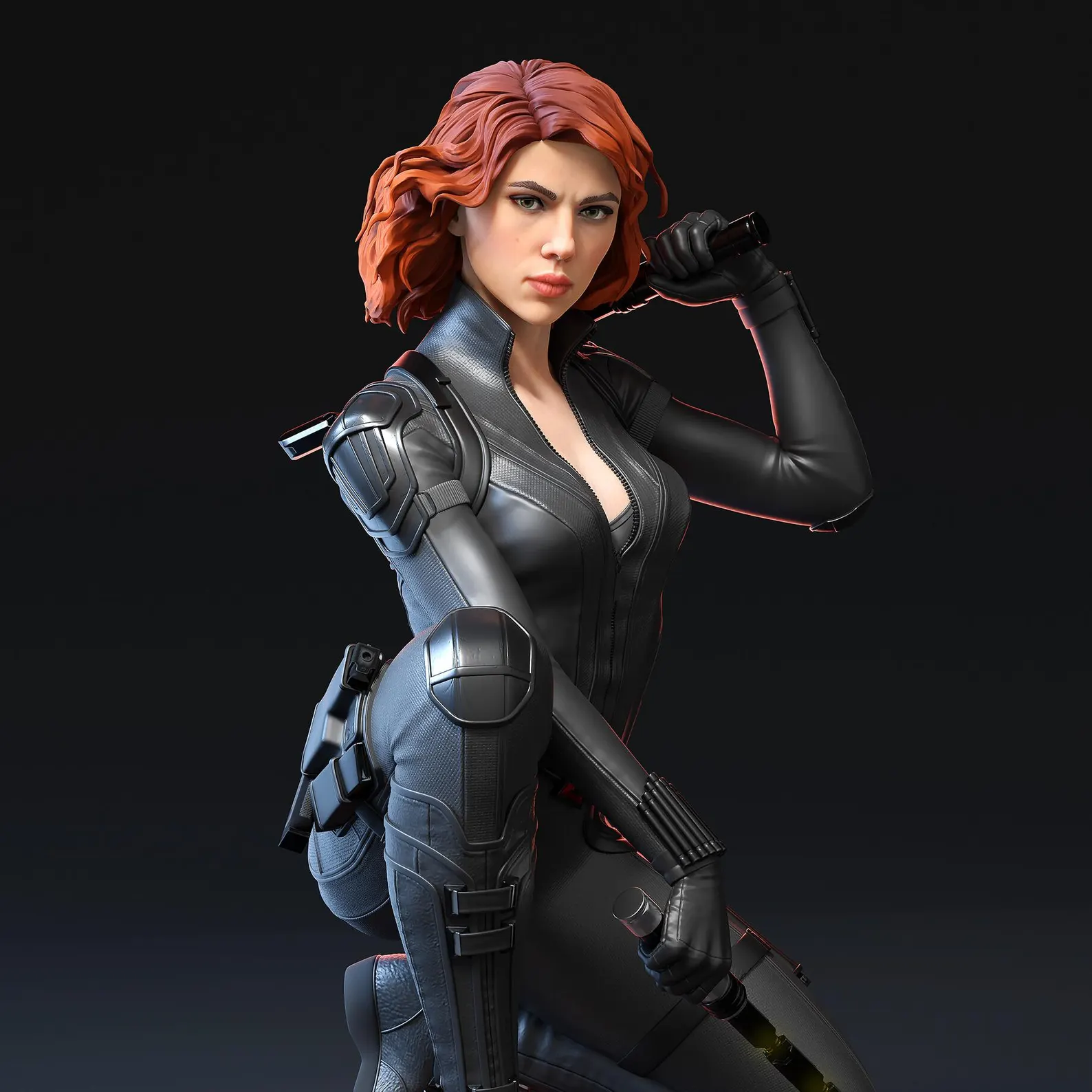 Black Widow - 3D STL 2026 - Free Daz 3D Models