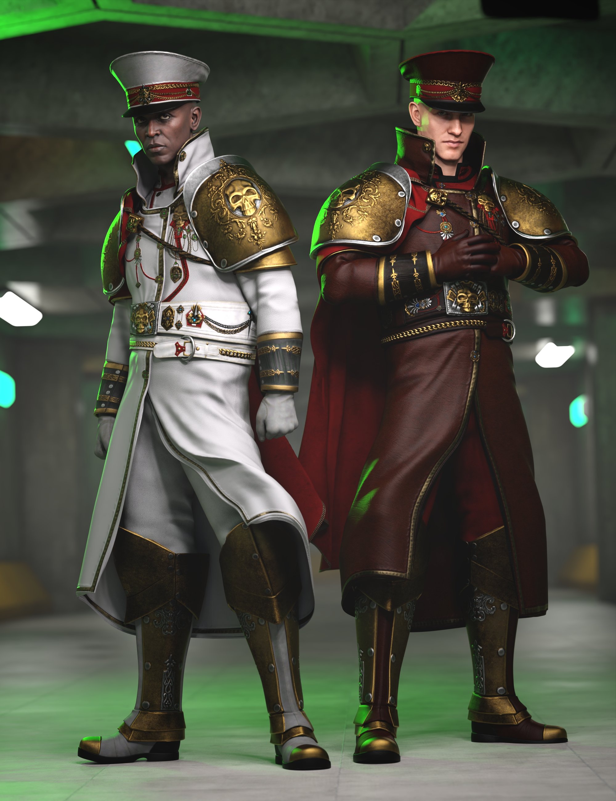 DForce Imperial Commander Outfit Texture Add-On 2026 - Free Daz 3D Models