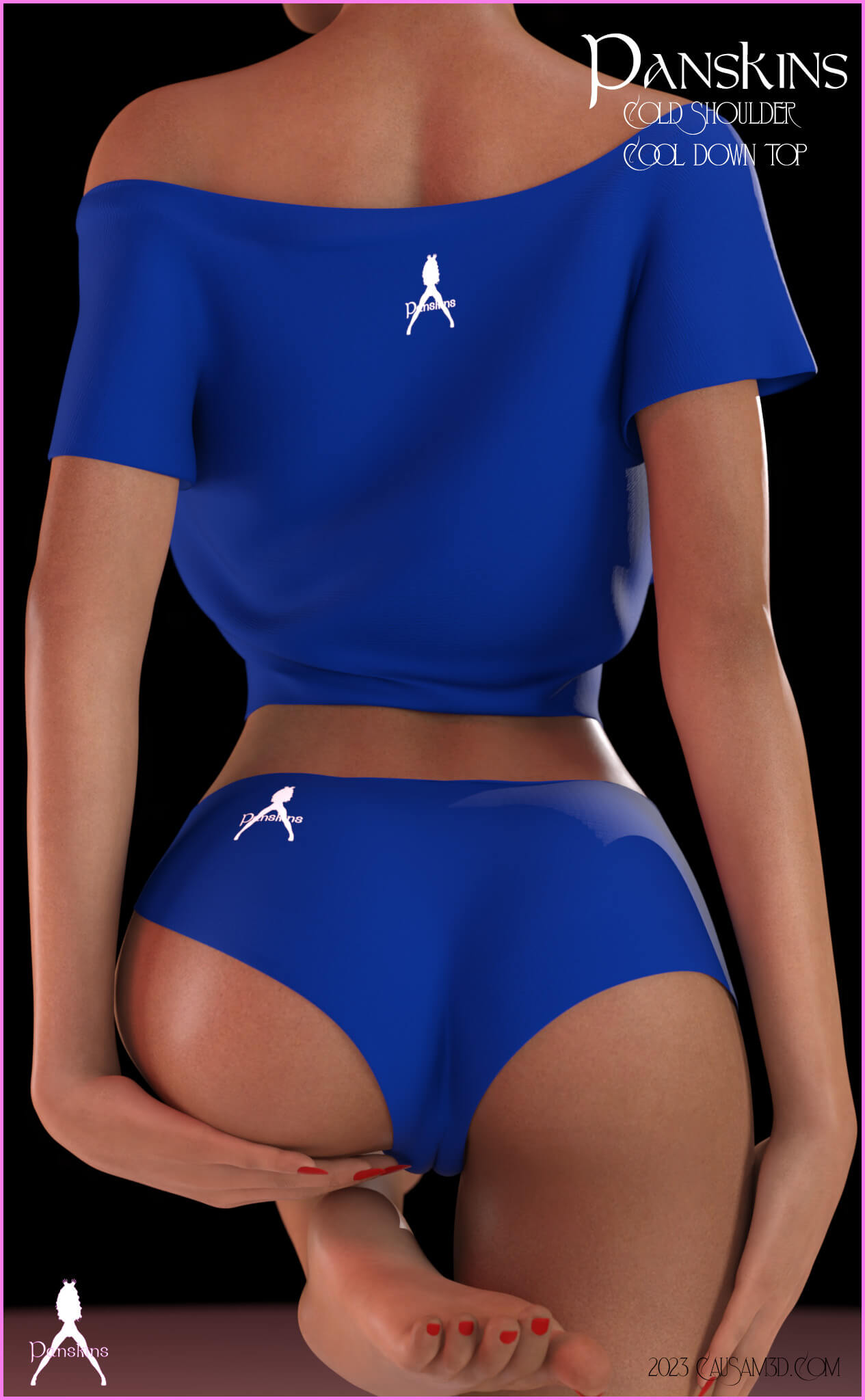 panskins cold shoulder top for daz genesis 8 female 07 1756539368