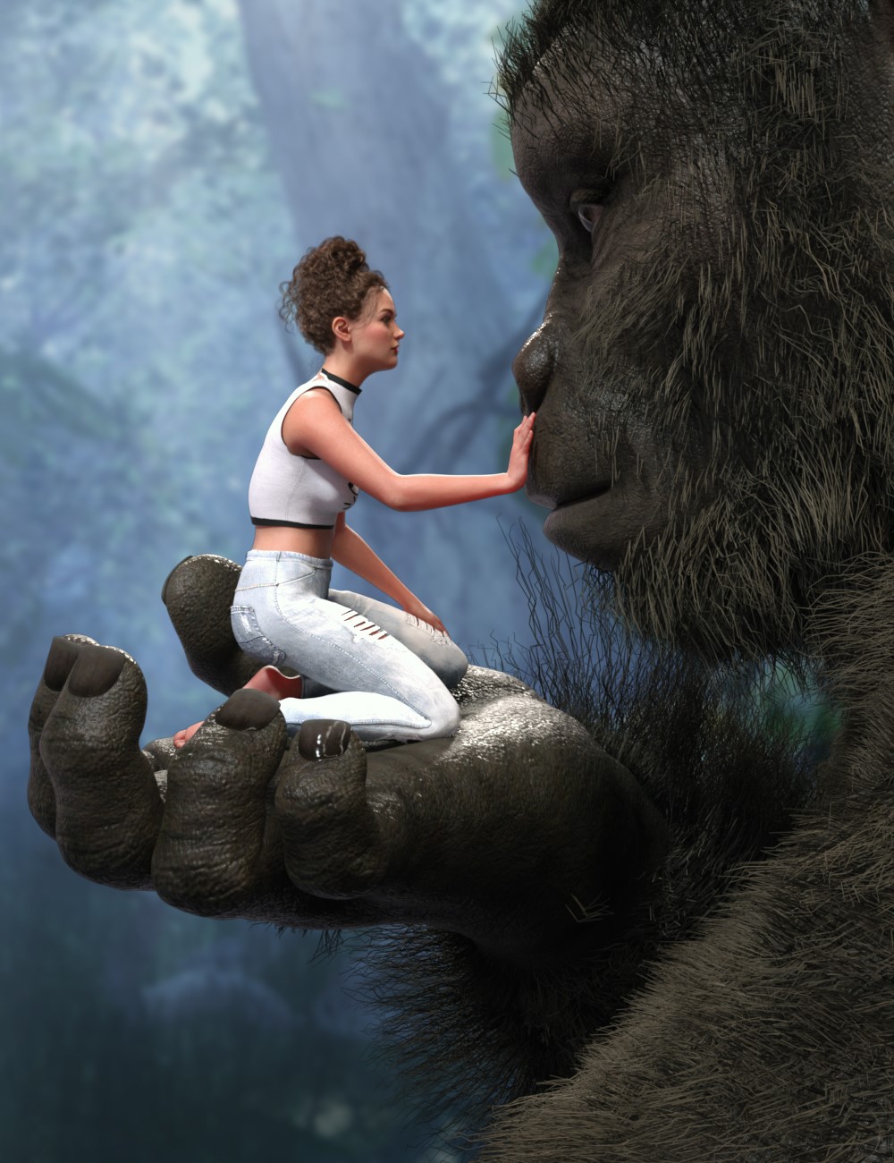 igdapingaroundposesforapeworldgorillaforgenesis900maindaz3d 1757265706