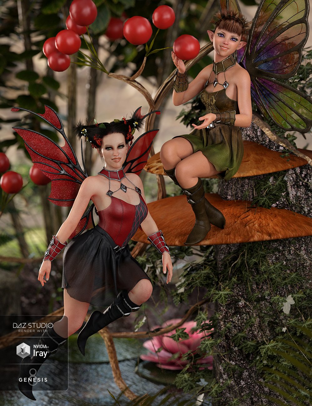 dforce mischievous nymph outfit textures main 1757780184